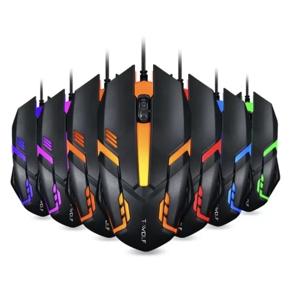 Mouse Gamer ALFA Usb 3200dpi Led Rgb Com Fio JX-M20 - Image 3