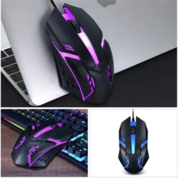 Mouse Gamer ALFA Usb 3200dpi Led Rgb Com Fio JX-M20 - Image 5