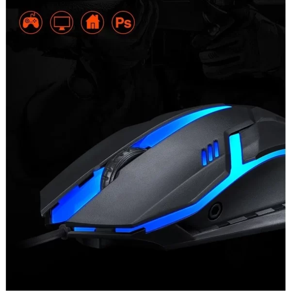 Mouse Gamer ALFA Usb 3200dpi Led Rgb Com Fio JX-M20 - Image 6