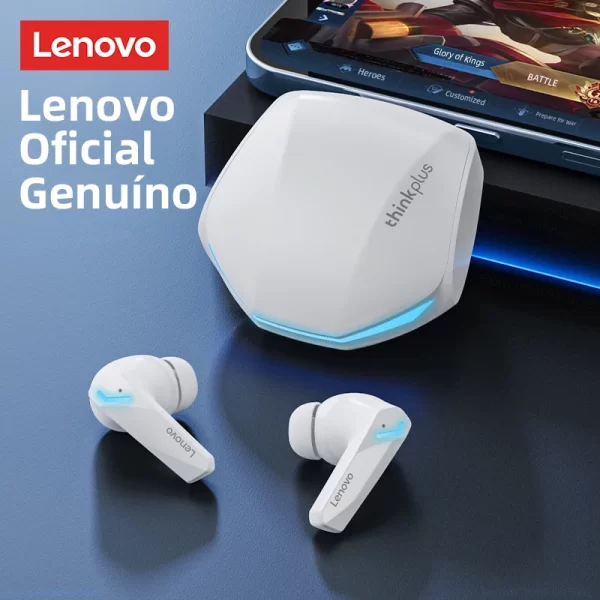 Fone de Ouvido Bluetooth Lenovo GM2 Pro 5.3 – Alta Qualidade de Som, Baixa Latência e Microfone Integrado - Image 2